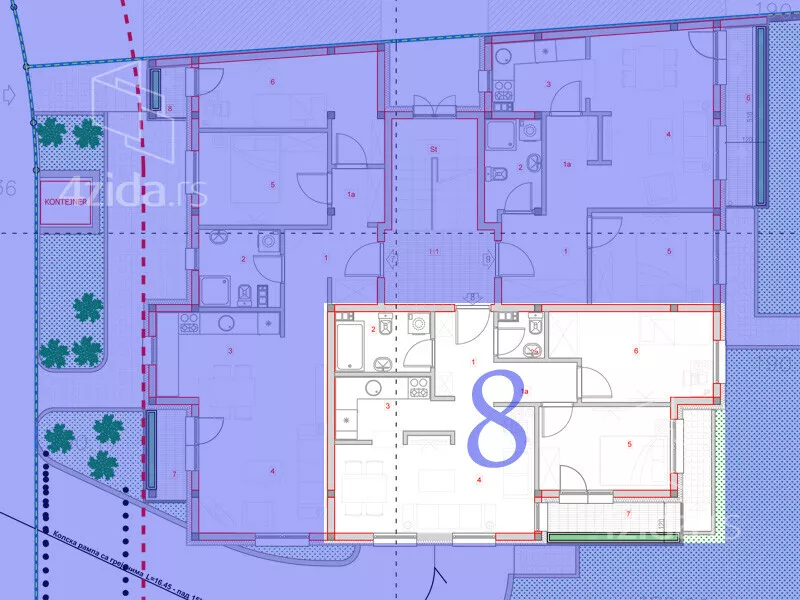 Trosoban stan | 4zida