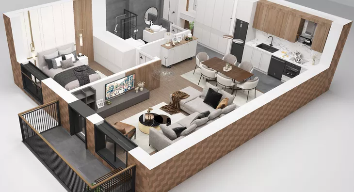 Jednoiposoban stan | 4zida