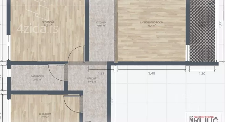 Dvoiposoban stan | 4zida