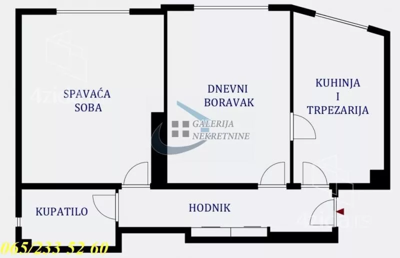Dvosoban stan | 4zida