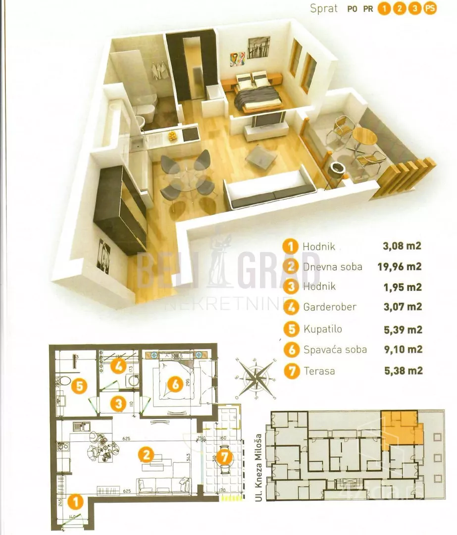 Dvosoban stan | 4zida