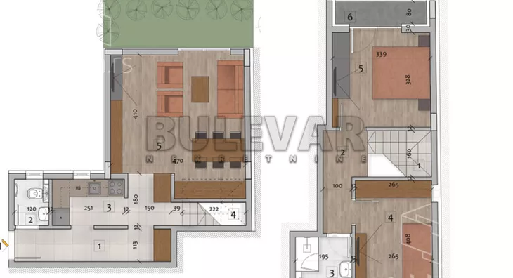 Trosoban stan | 4zida