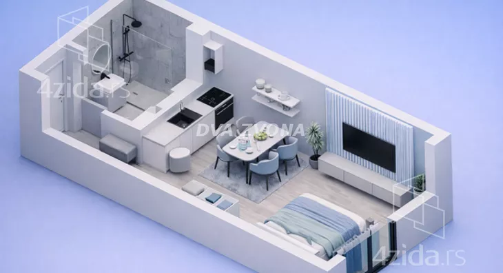 Jednosoban stan | 4zida