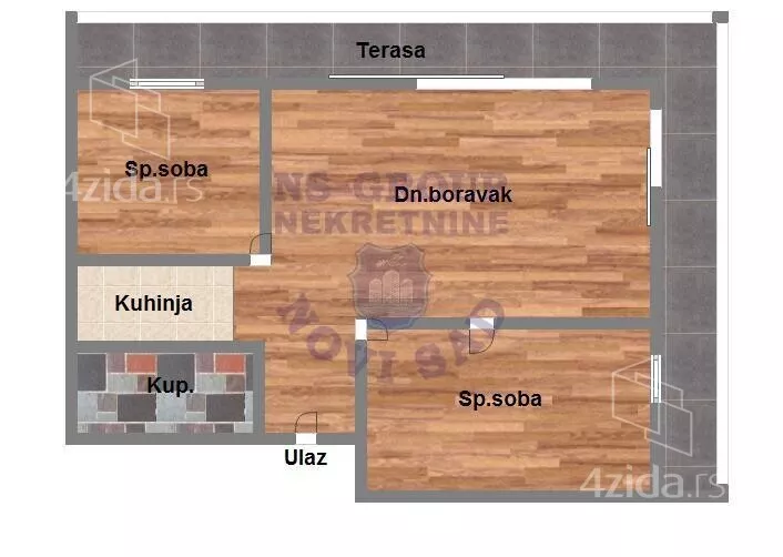 Trosoban stan | 4zida