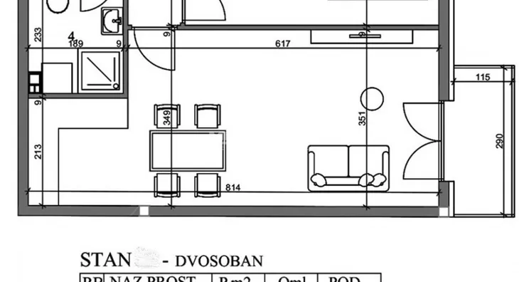 Dvosoban stan | 4zida