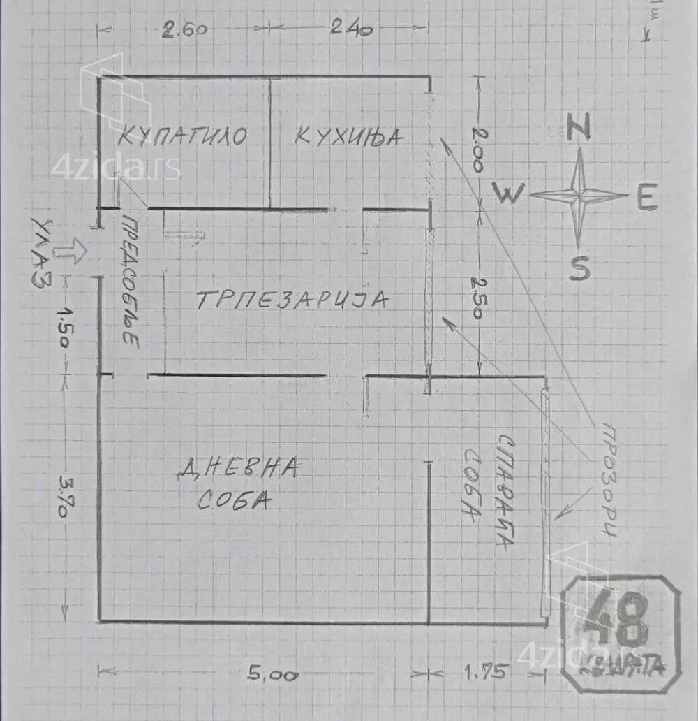 Jednoiposoban stan | 4zida