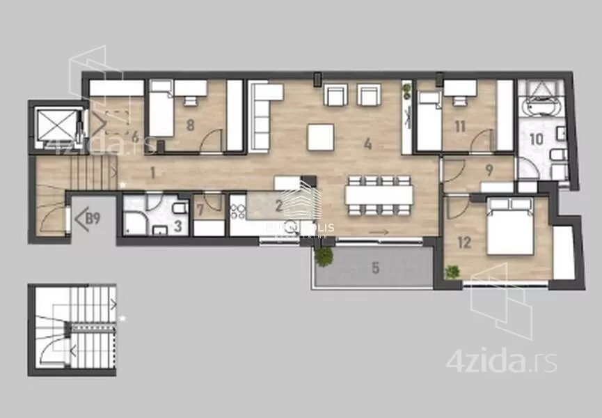 Četvorosoban stan | 4zida