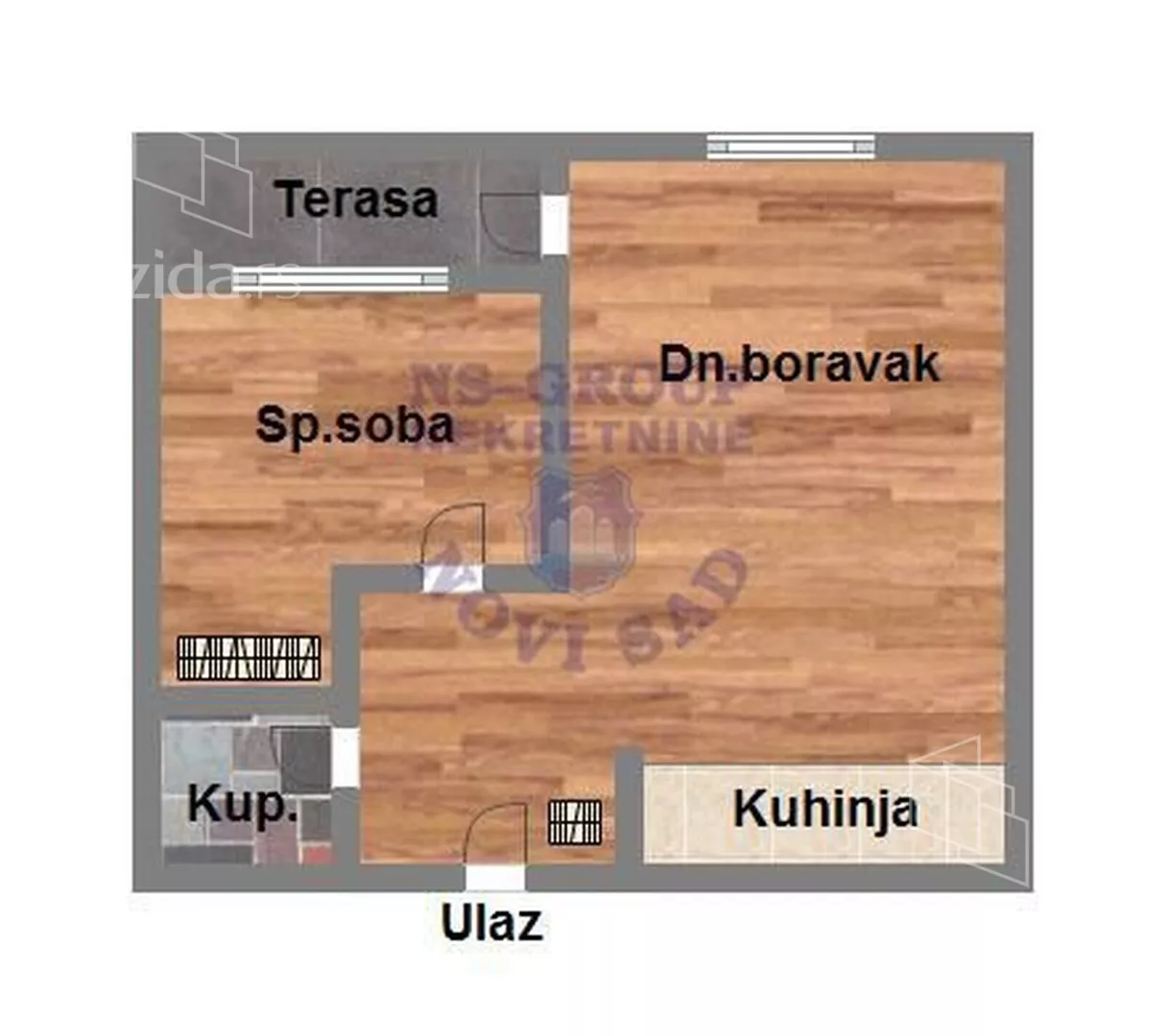 Dvosoban stan | 4zida