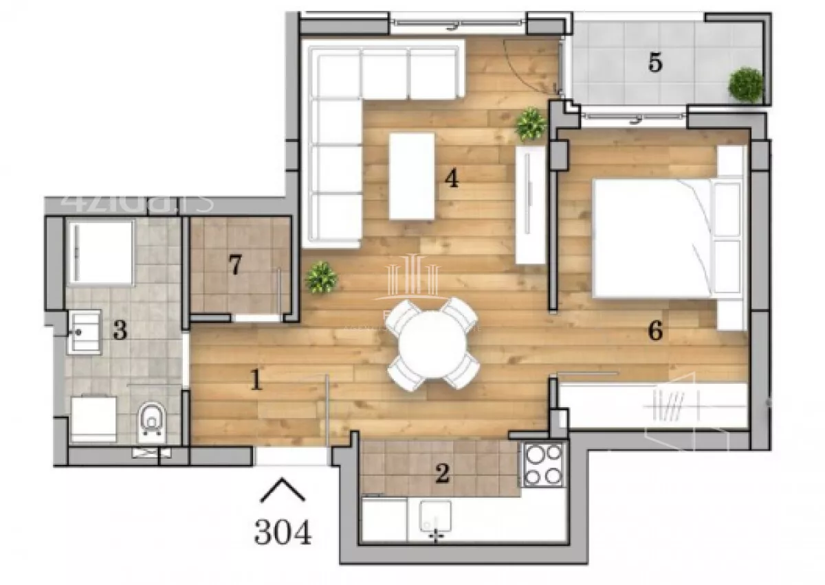 Dvosoban stan | 4zida