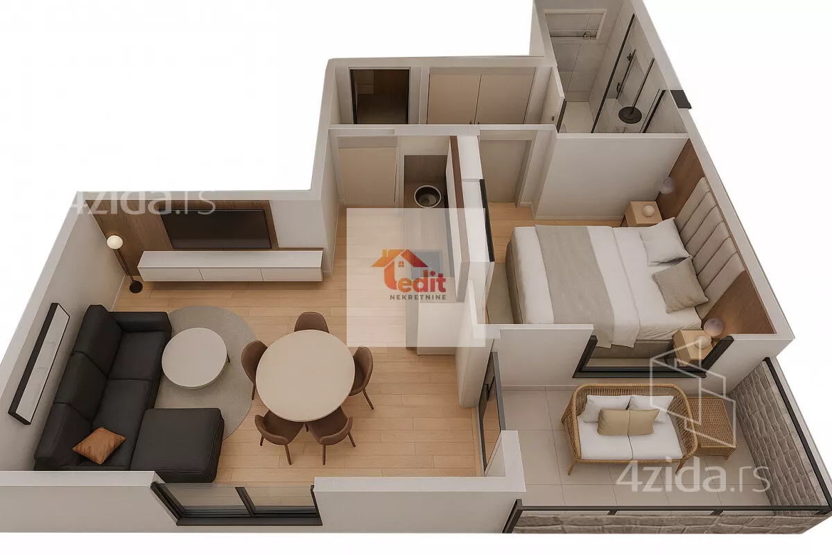 Dvosoban stan | 4zida