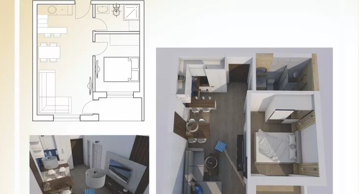 Jednoiposoban stan | 4zida