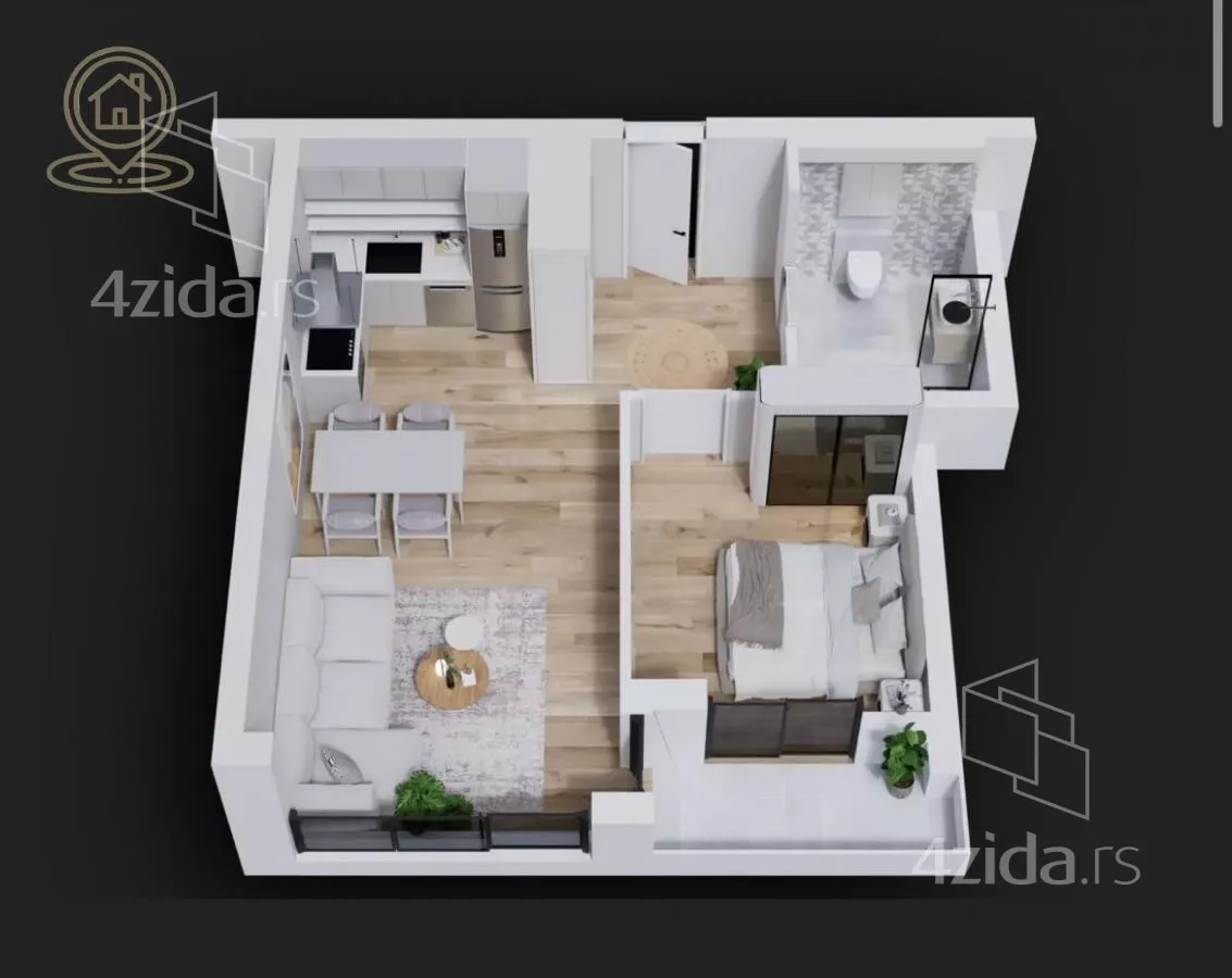 Dvosoban stan | 4zida