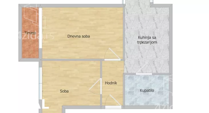 Dvosoban stan | 4zida