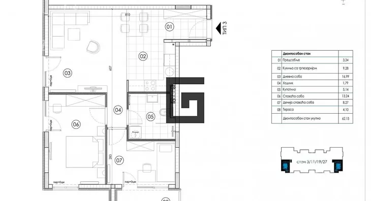 Dvoiposoban stan | 4zida