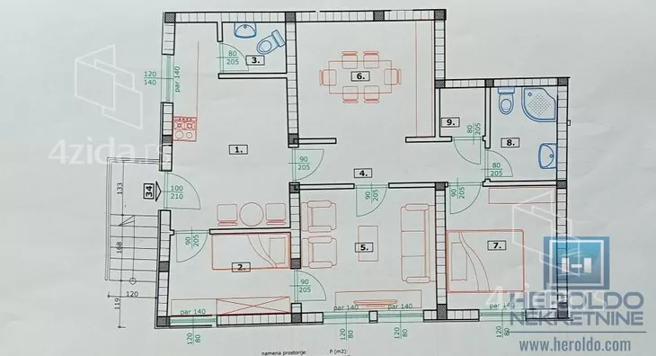 Trosoban stan | 4zida