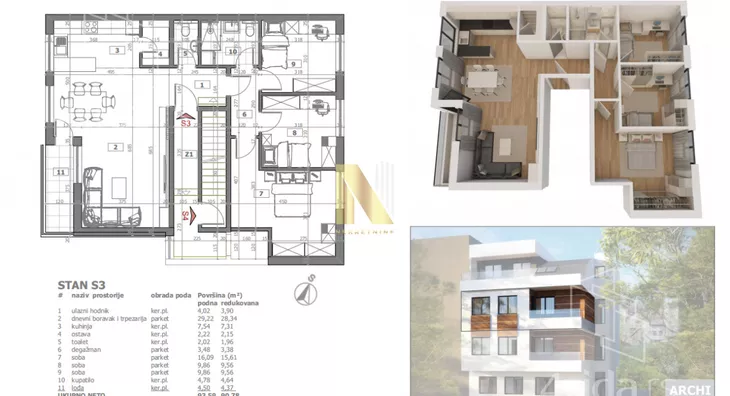 Četvorosoban stan | 4zida