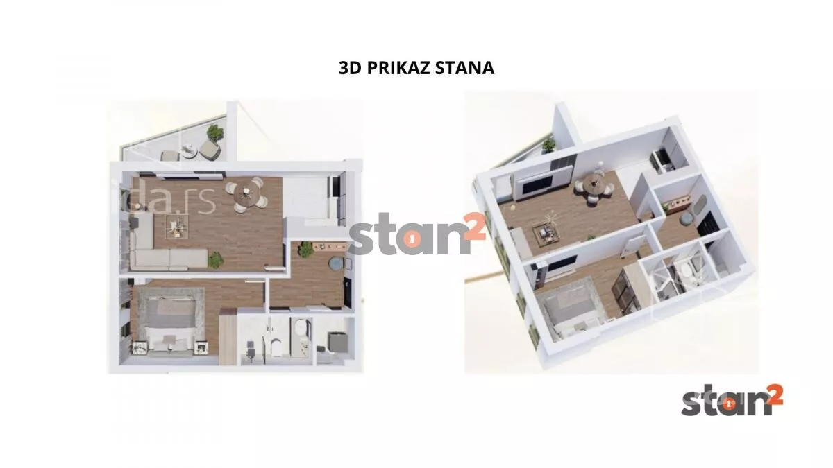 Jednoiposoban stan | 4zida
