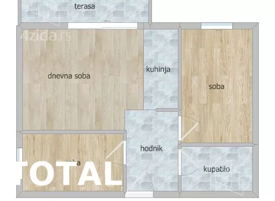 Dvoiposoban stan | 4zida