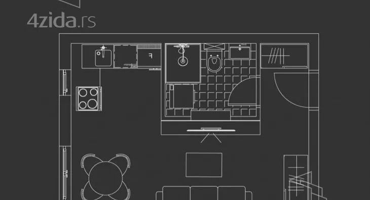 Garsonjera | 4zida