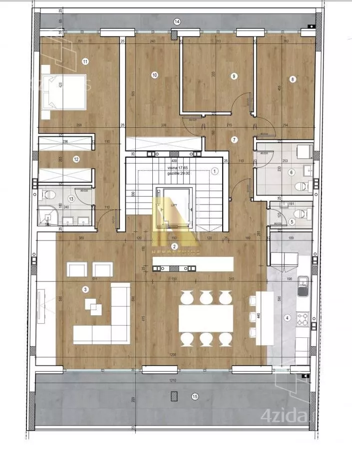 Petosoban stan | 4zida