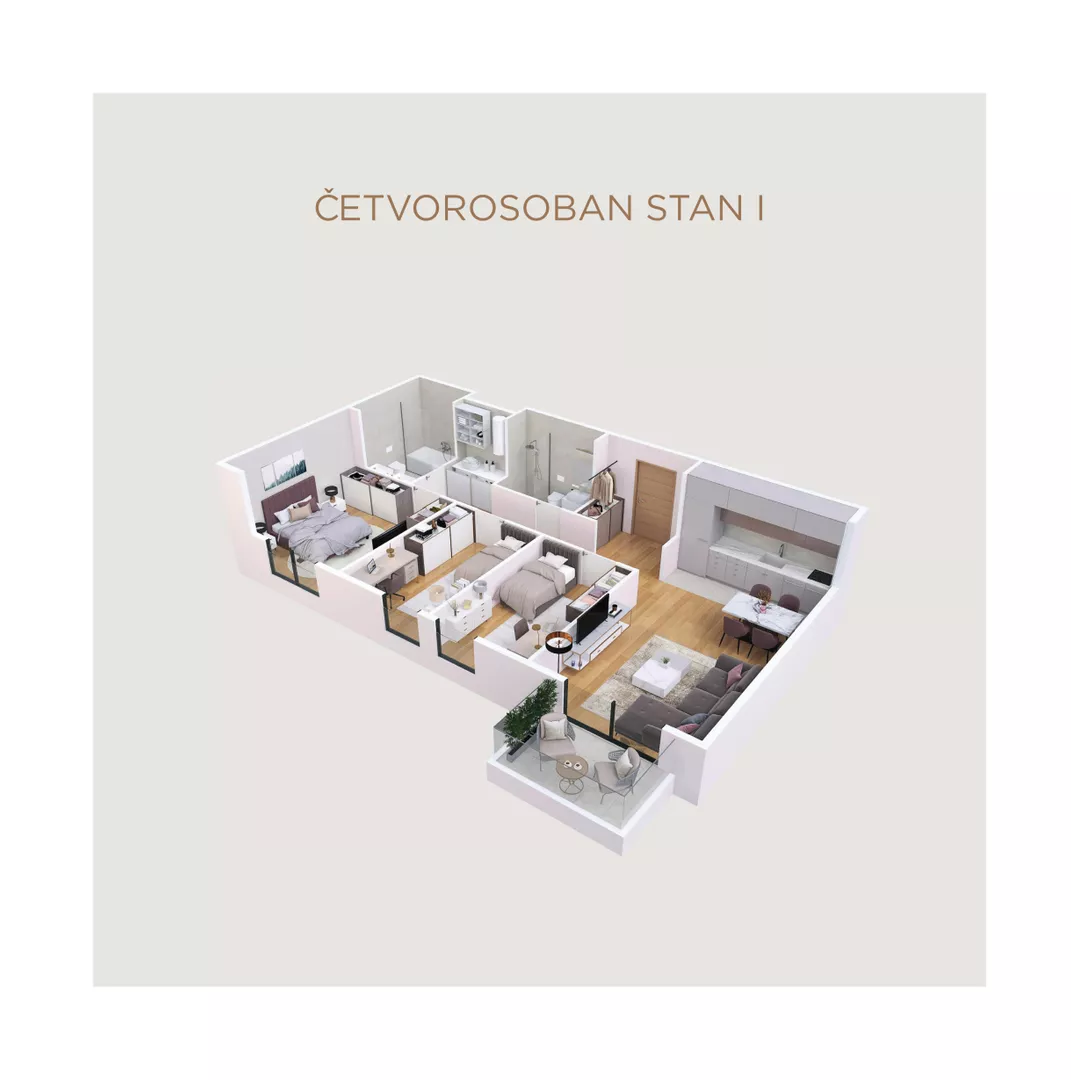 Četvorosoban | 4zida