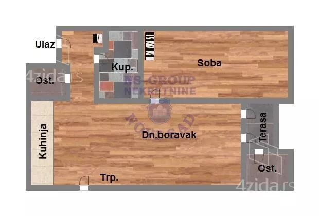 Dvosoban stan | 4zida