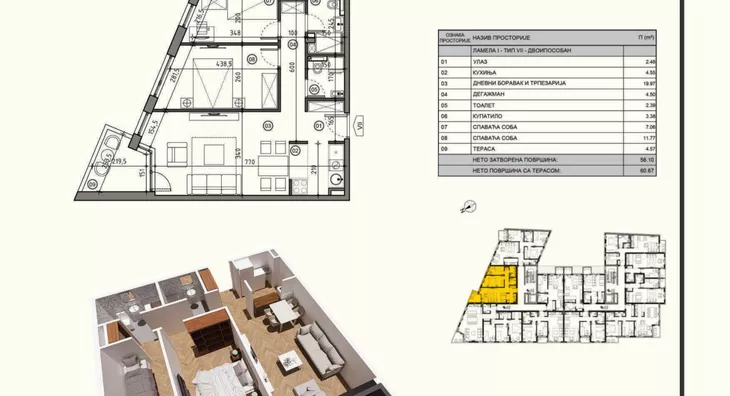 Dvoiposoban stan | 4zida