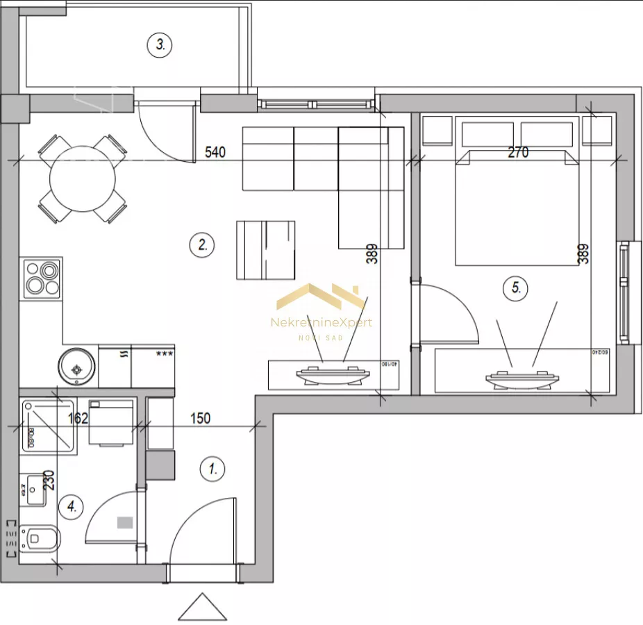 Dvosoban stan | 4zida