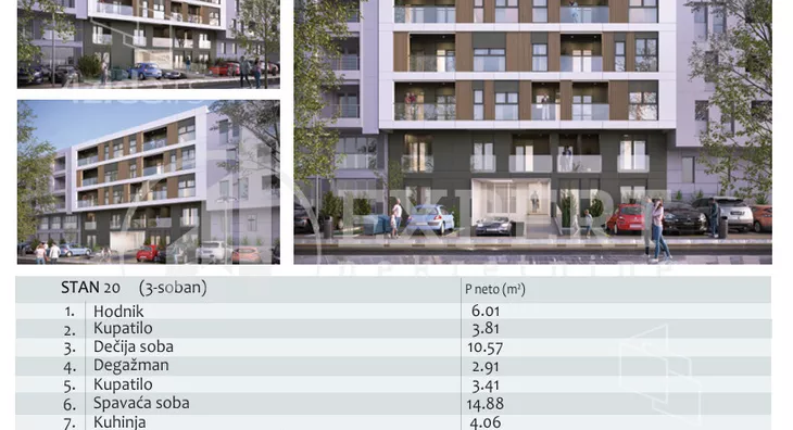 Trosoban stan | 4zida