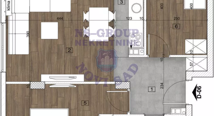 Trosoban stan | 4zida