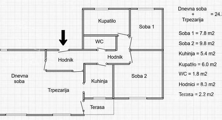 Dvoiposoban stan | 4zida
