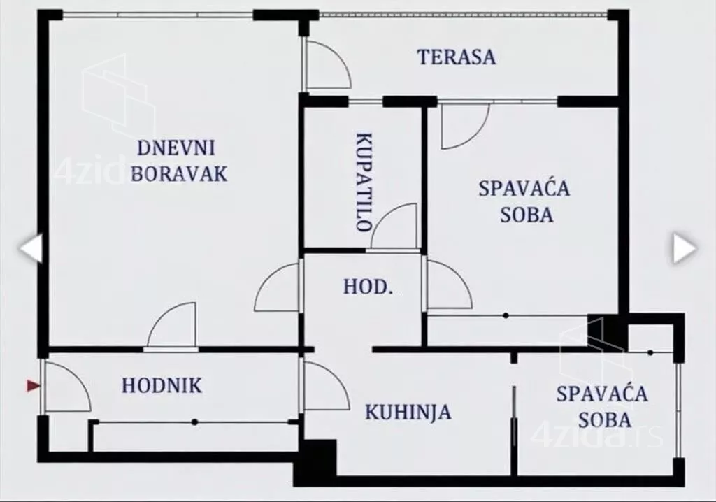 Dvoiposoban stan | 4zida