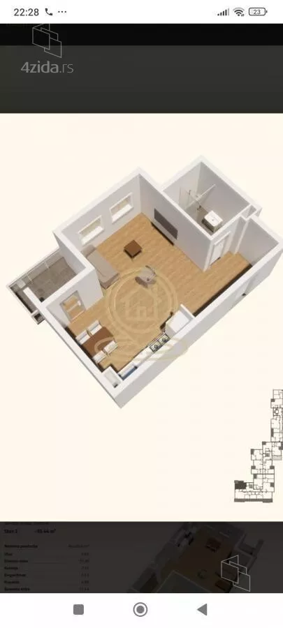 Dvosoban stan | 4zida