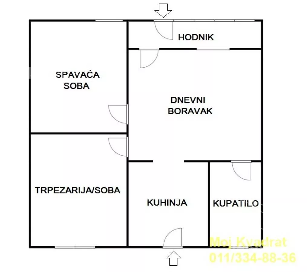 Trosoban stan | 4zida