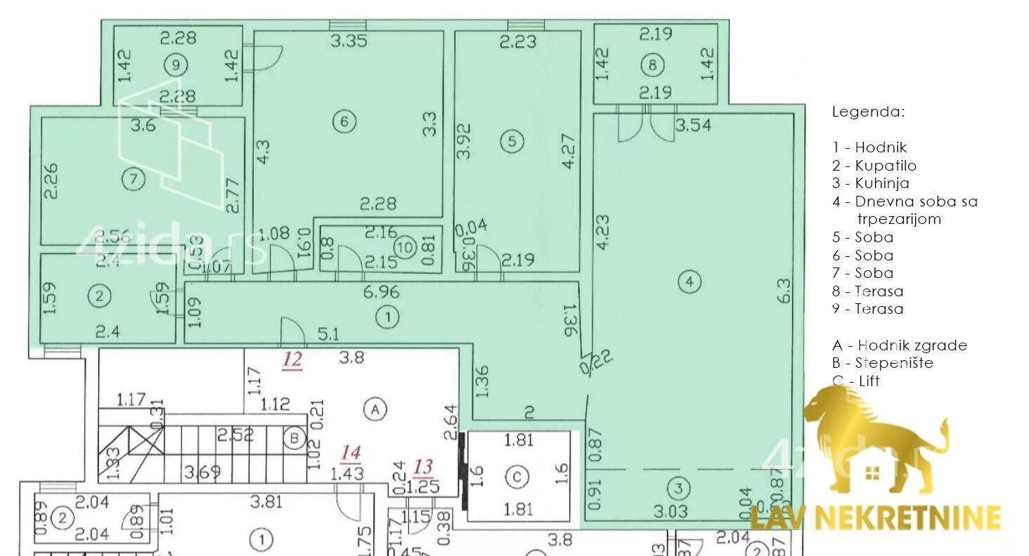 Troiposoban stan | 4zida