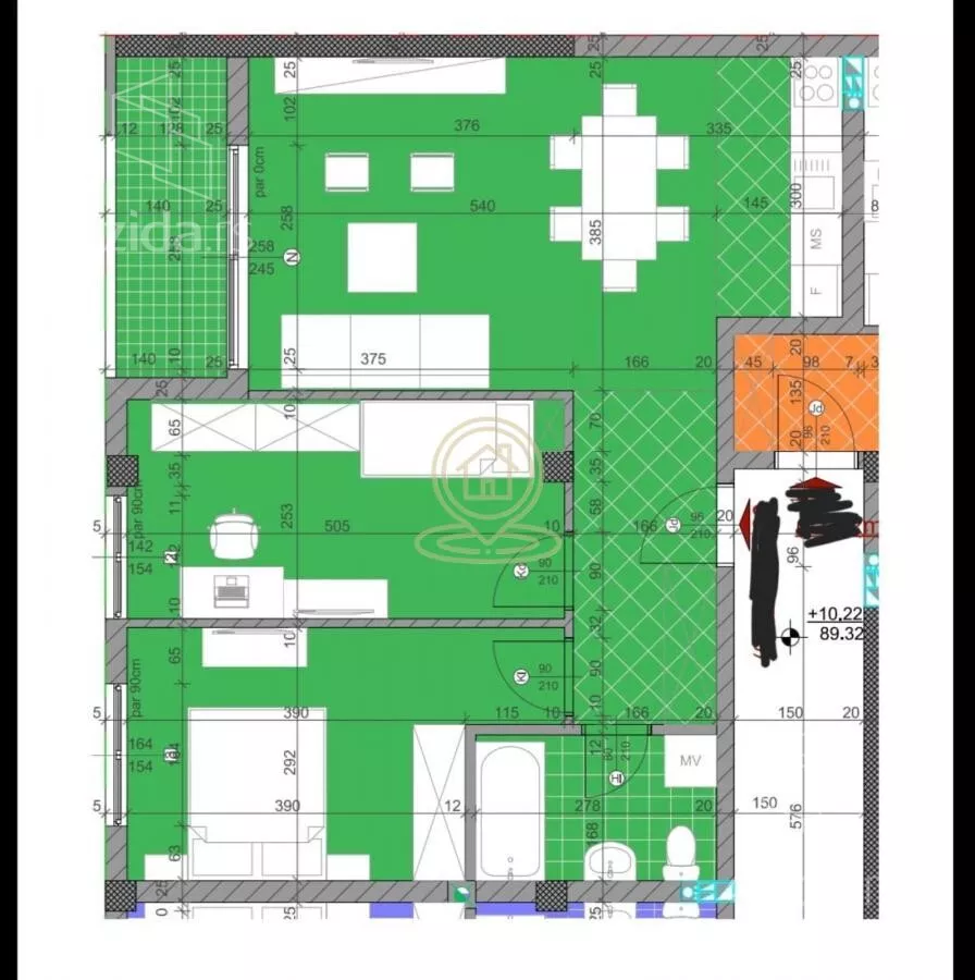 Trosoban stan | 4zida