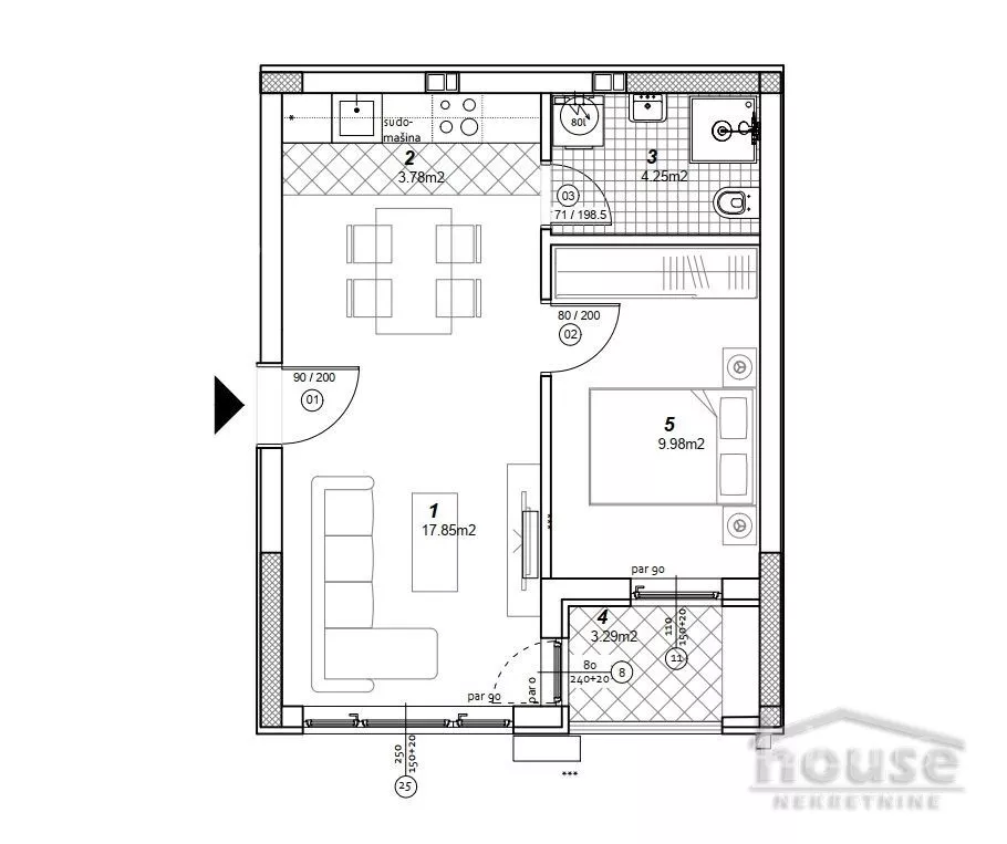 Dvosoban stan | 4zida