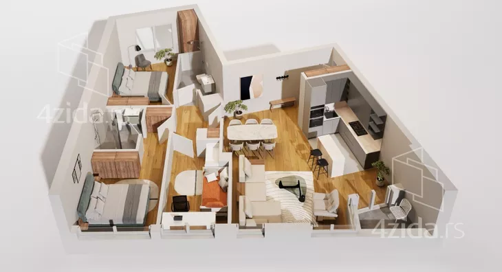 Četvorosoban stan | 4zida