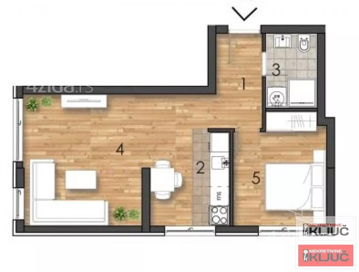 Dvosoban stan | 4zida