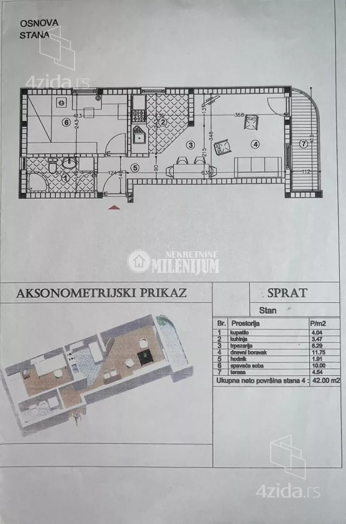Dvosoban stan | 4zida