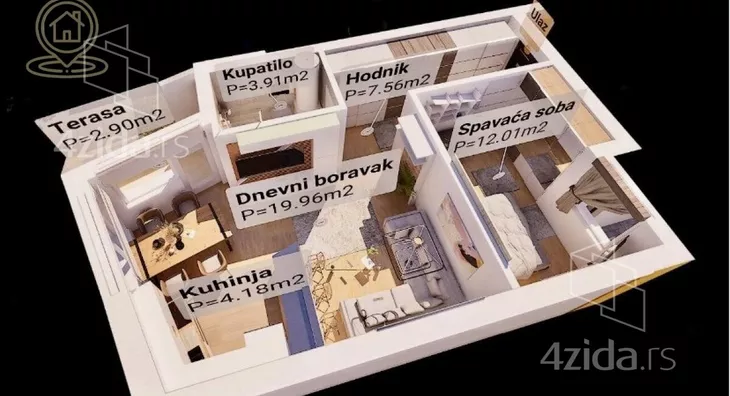 Dvosoban stan | 4zida