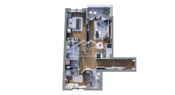 Trosoban stan | 4zida