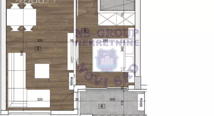 Dvosoban stan | 4zida