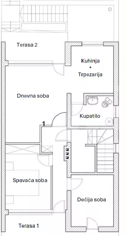 Dvosoban stan | 4zida