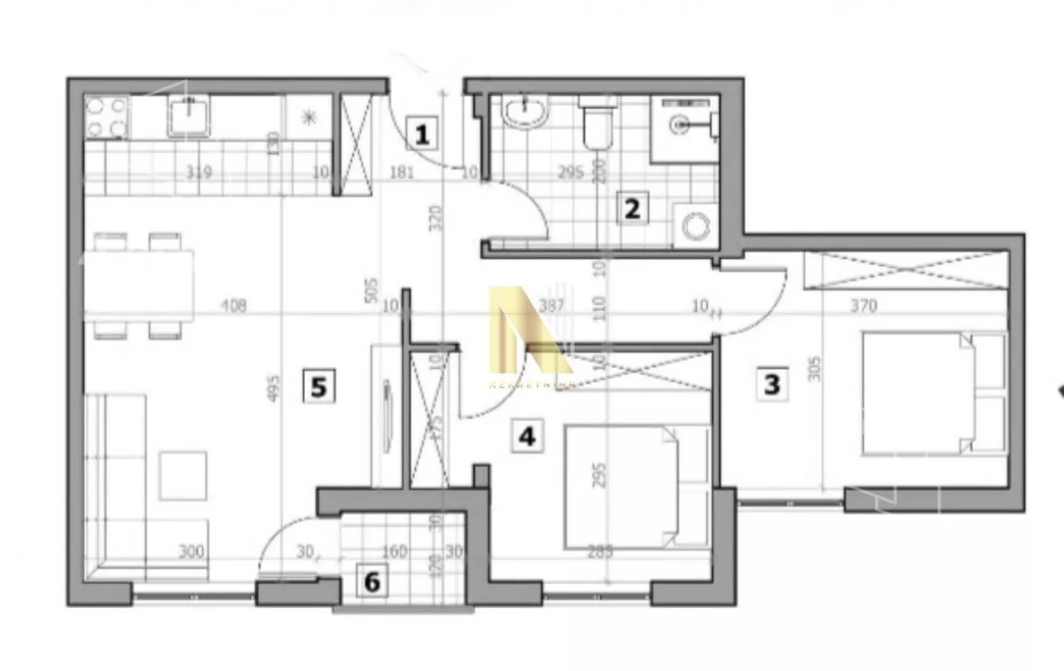 Trosoban stan | 4zida