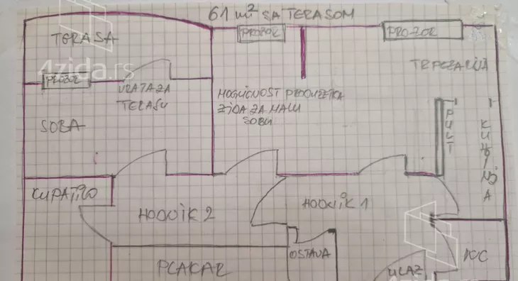 Jednoiposoban stan | 4zida
