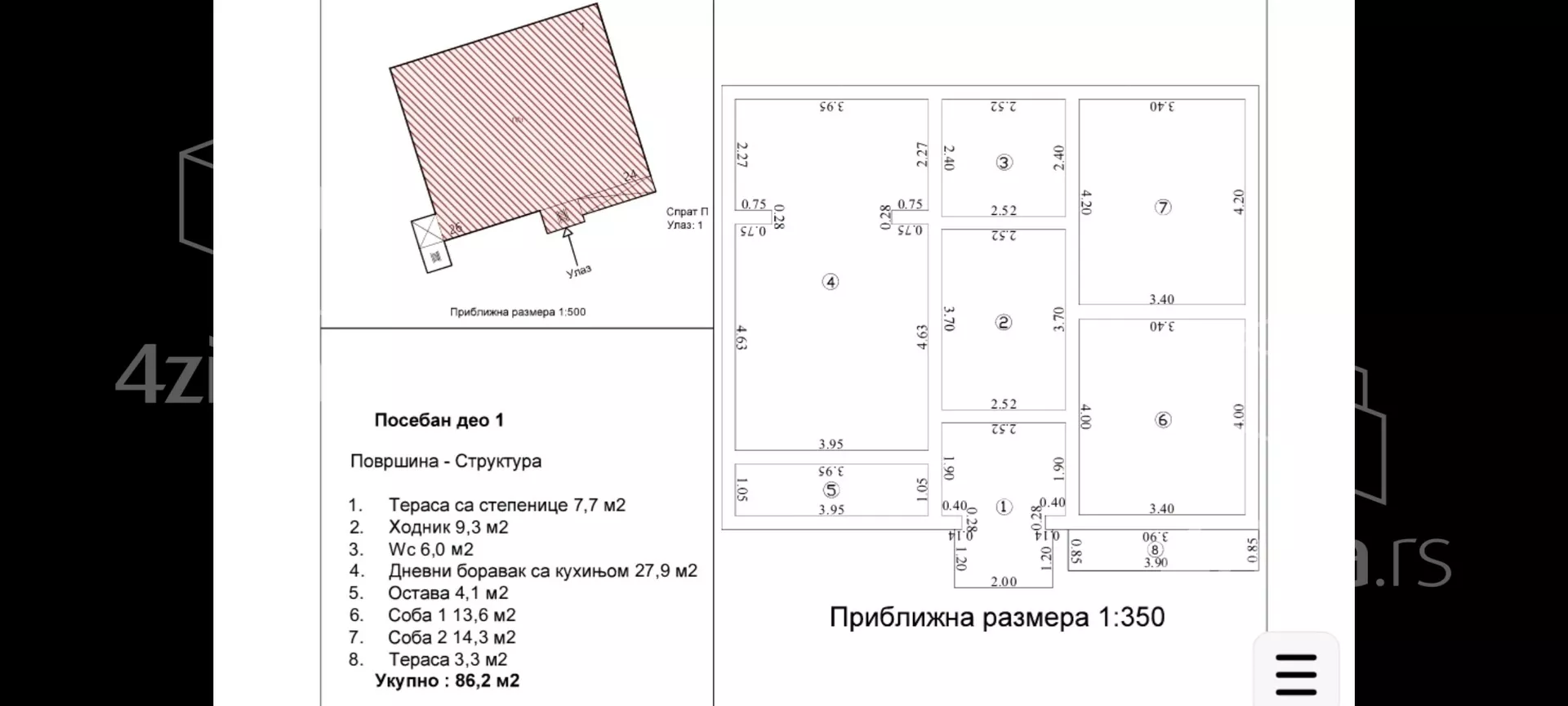 1-etažna kuća | 4zida