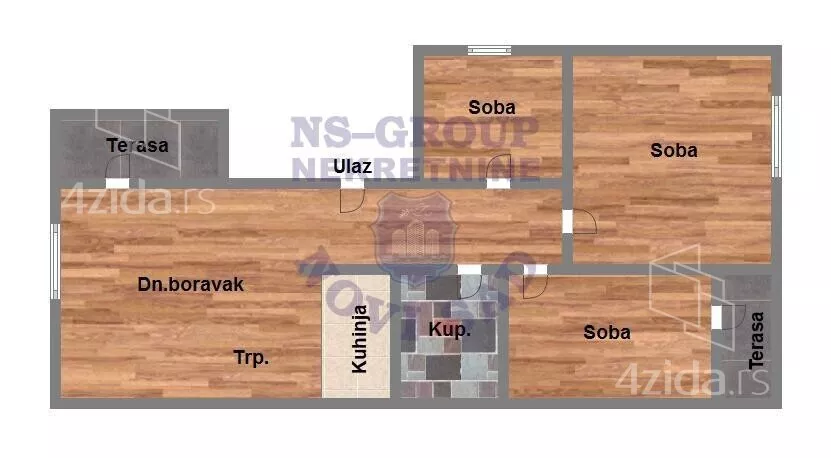 Troiposoban stan | 4zida