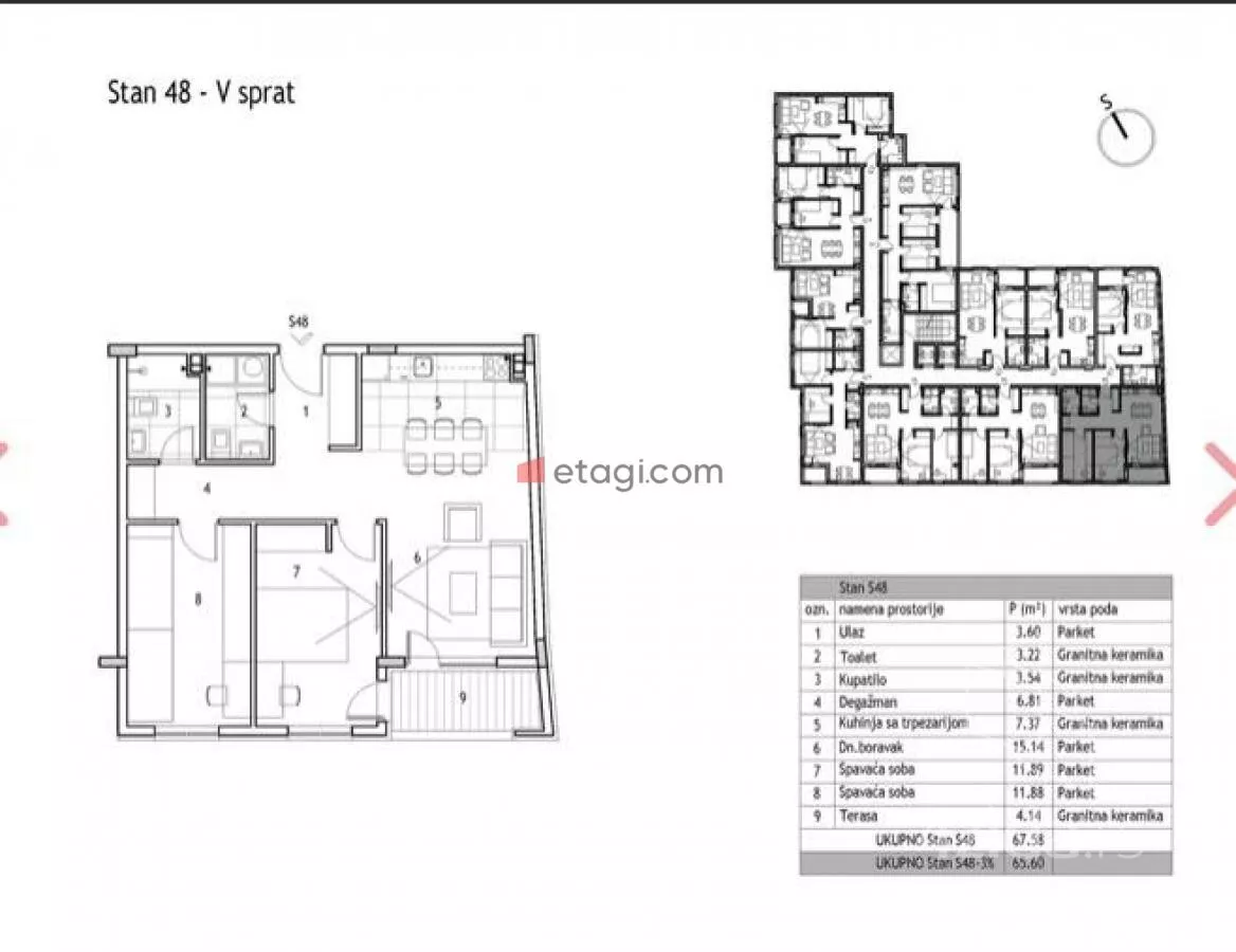 Trosoban stan | 4zida