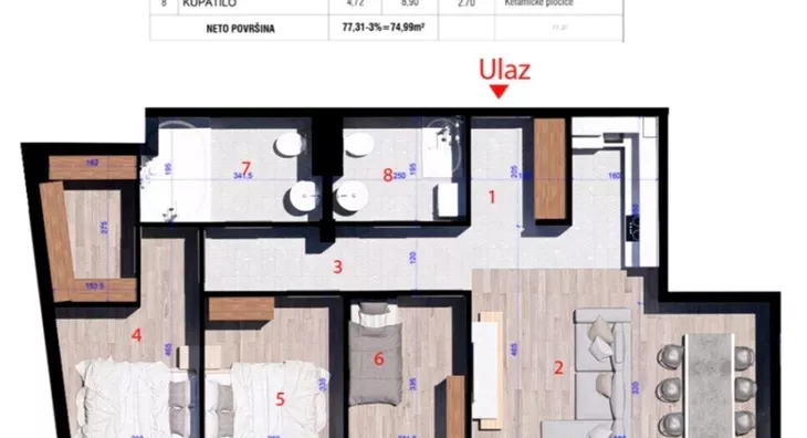 Četvorosoban stan | 4zida